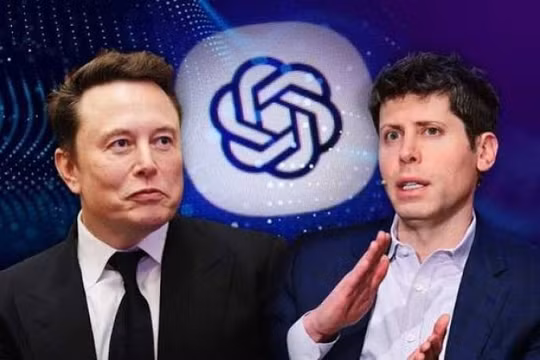 CEO xAI Elon Musk (trái) và CEO OpenAI Sam Altman.
