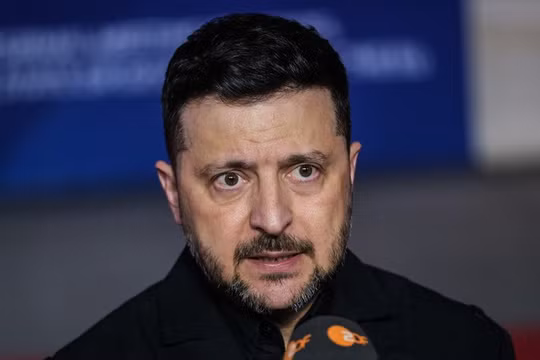 Tổng thống Ukraine Vladimir Zelensky.