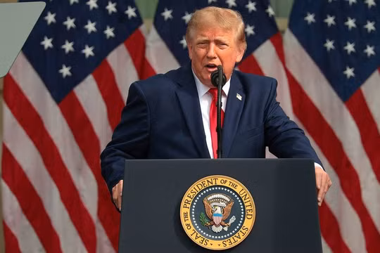 Tổng thống Mỹ Donald Trump.