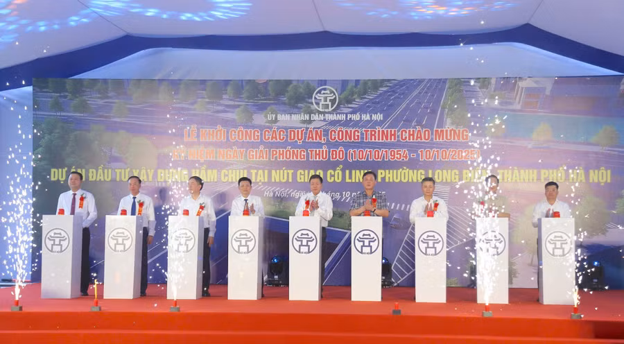 Hà Nội khởi công hầm chui Cổ Linh, giải tỏa ùn tắc cửa ngõ phía Đông