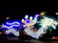 Mô hình trung thu dạo phố tại Tuyên Quang.