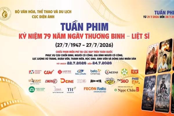 Tuần phim Kỷ niệm 79 năm Ngày Thương binh - Liệt sĩ sẽ diễn ra từ ngày 21 - 28/7 - Ảnh: BTC.