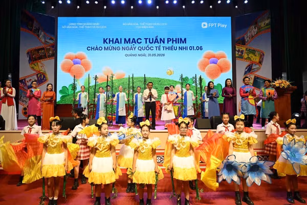 Khai mạc Tuần phim chào mừng Ngày Quốc tế Thiếu nhi 1/6, do Cục Điện ảnh tổ chức.
