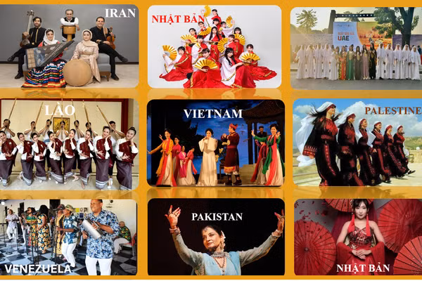 23 đoàn nghệ thuật quốc tế tham dự Lễ hội Văn hóa Thế giới tại Hà Nội lần thứ nhất - Ảnh: BTC.