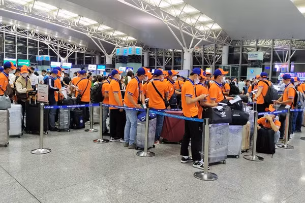 Người lao động chuẩn bị xuất cảnh - Ảnh minh họa: ITN.