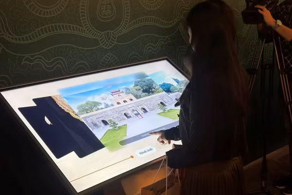 Công nghệ 3D mapping và không gian trải nghiệm số tại Hoàng thành Thăng Long.
