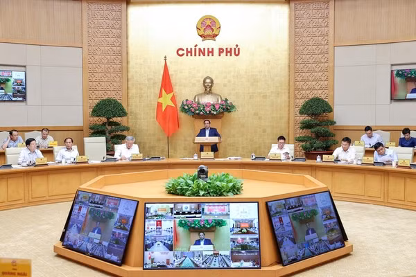 Thủ tướng Phạm Minh Chính chủ trì Hội nghị trực tuyến Chính phủ với địa phương tháng 9/2025 - Ảnh: Bộ VHTT&DL.