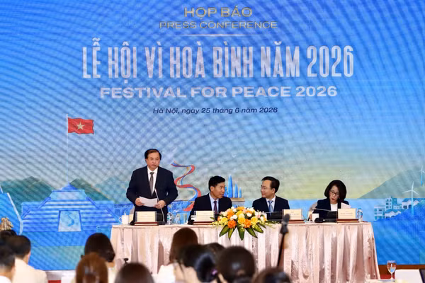 Lễ hội Vì Hòa bình năm 2026 được nâng tầm quy mô quốc gia, hướng tới tôn vinh giá trị của hòa bình.