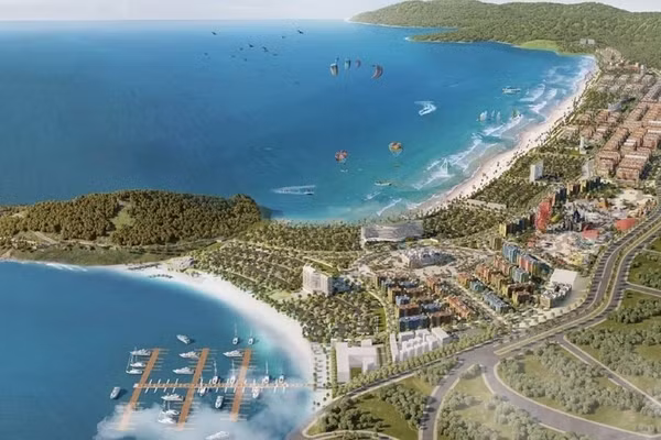 Toàn cảnh Thành phố Wonder City nằm cách sân bay Tuy Hòa 30 phút đi xe.