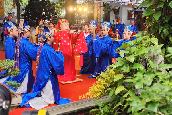 Lễ tưởng niệm Đức Huyền Thiên Trấn Vũ đã trở thành sự kiện văn hoá - tín ngưỡng quan trọng tại đền Quán Thánh.