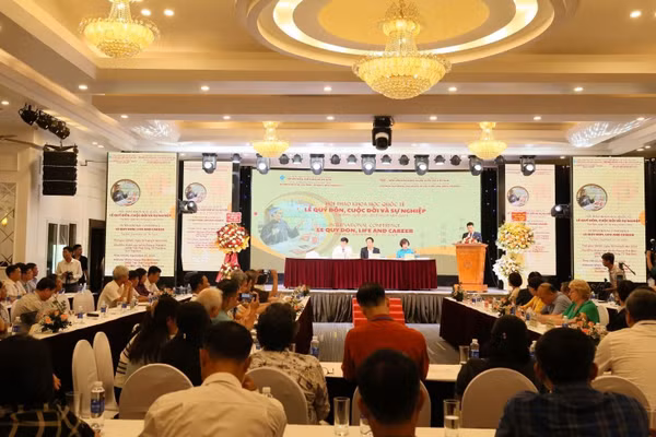 Hội thảo khoa học quốc tế “Lê Quý Đôn, cuộc đời và sự nghiệp” diễn ra năm 2024 - Ảnh: ITN.