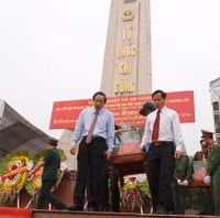 Quảng Bình: Truy điệu và an táng các Anh hùng liệt sĩ hi sinh tại Lào ảnh 3 Quảng Bình: Truy điệu và an táng các Anh hùng liệt sĩ hi sinh tại Lào ảnh 3