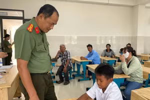 Phụ huynh yên tâm khi con em vào học tại Trường Văn hóa Công an nhân dân III