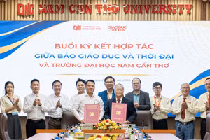 Báo GD&TĐ ký kết hợp tác toàn diện với Trường ĐH Nam Cần Thơ