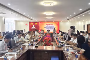 Quang cảnh Hội nghị sơ kết thực hiện Quy chế phối hợp triển khai Nghị quyết số 35-NQ/TW năm 2026, phương hướng, nhiệm vụ năm 2027.