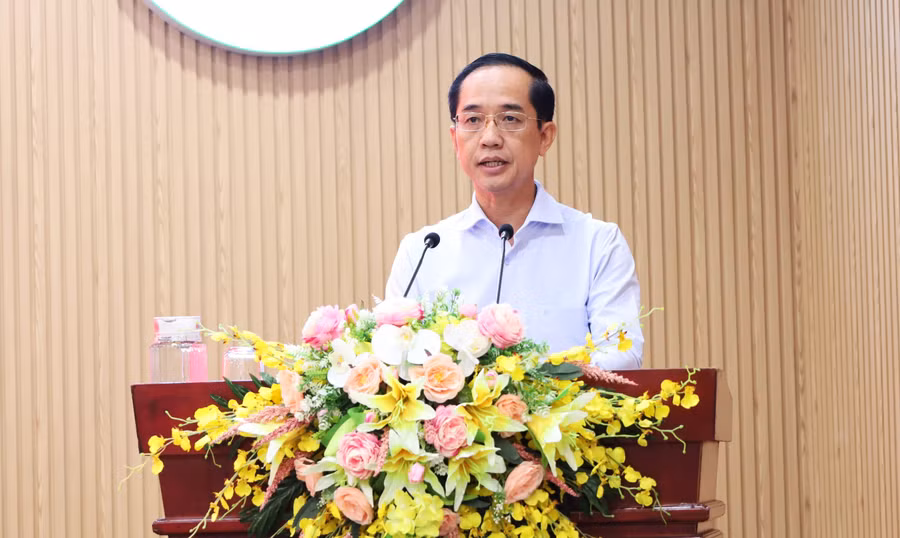 Ông Hồ Thanh Thủy, Phó Bí thư Tỉnh ủy, Chủ tịch Ủy ban MTTQVN tỉnh Cà Mau. phat-dong-3.jpg