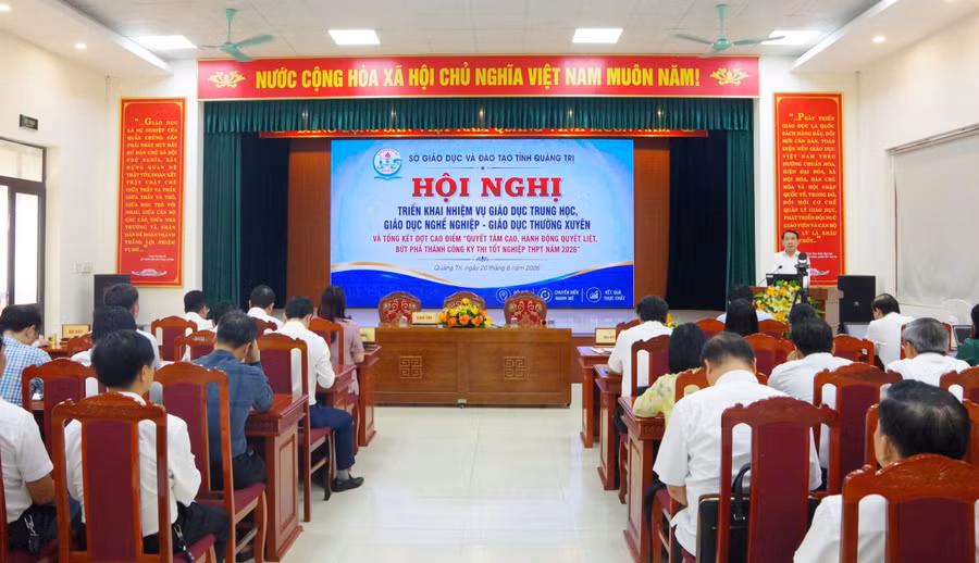 Sở GD&ĐT Quảng Trị tổ chức Hội nghị triển khai nhiệm vụ giáo dục trung học, GDNN-GDTX.