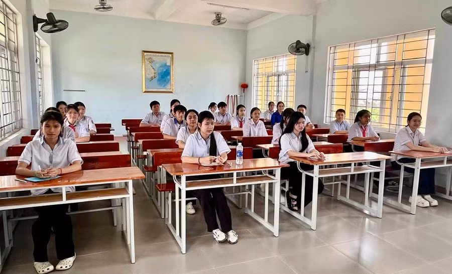 Thí sinh tham dự Kỳ thi chọn học sinh giỏi lớp 9 năm học 2025-2026.