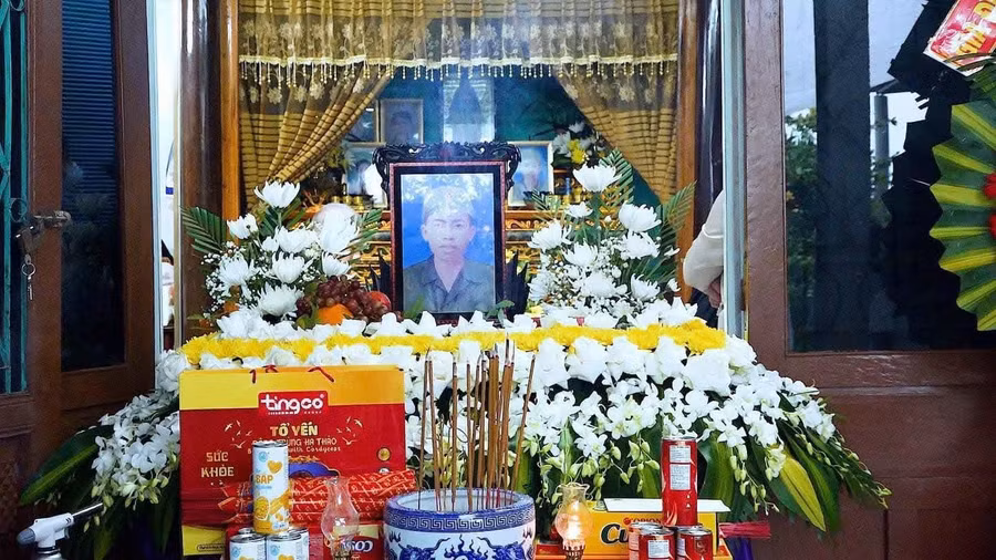 Sau 54 năm, liệt sĩ Nguyễn Quốc Hội được đưa về quê hương an táng.