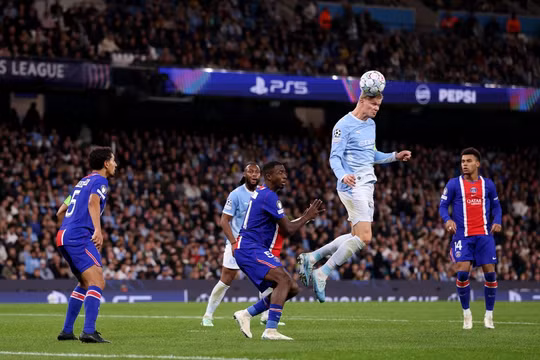 Haaland lập kỷ lục, Man City vẫn thua đau PSG trên sân nhà