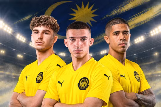 Malaysia tăng cường 3 cầu thủ nhập tịch cho FIFA ASEAN Cup 2026
