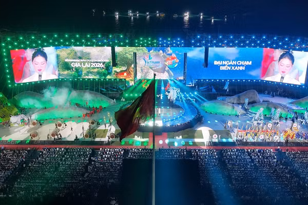 Khai mạc Năm Du lịch quốc gia - Gia Lai 2026. Ảnh: Bảo Lâm.