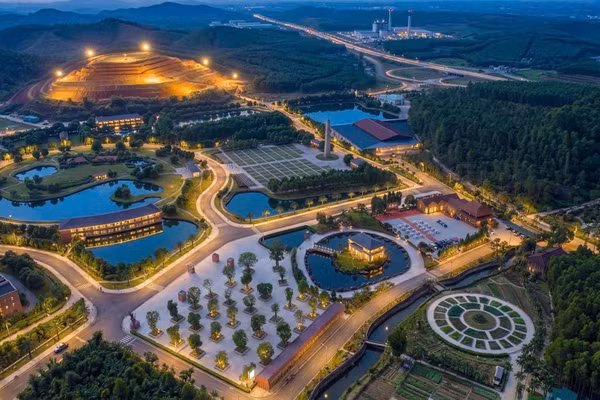 Tổng thể Khu du lịch sinh thái Victory Ecopark tại phường Nam Hồng Lĩnh, Hà Tĩnh.