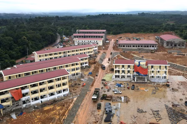 Trường Phổ thông nội trú Tiểu học và THCS Ia Puch hoàn tất những công đoạn cuối cùng.
