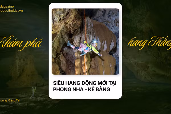 Hang Thắng - siêu hang động mới phát hiện tại Phong Nha - Kẻ Bàng.