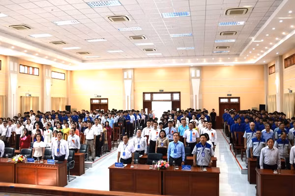 Quang cảnh buổi khai mạc Hội giảng nhà giáo năm 2026.