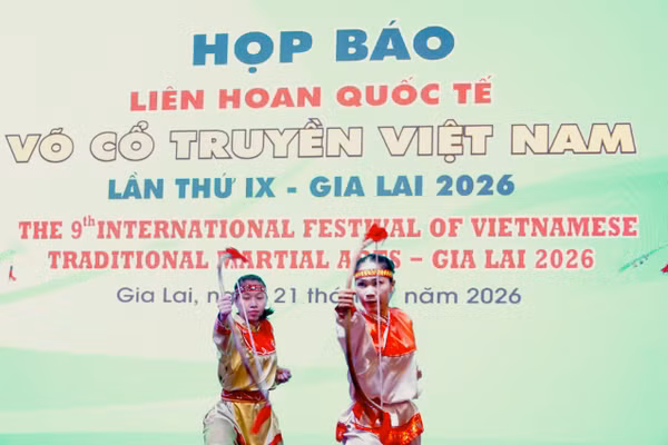 UBND tỉnh Gia Lai tổ chức họp báo thông tin về Liên hoan quốc tế Võ cổ truyền Việt Nam lần thứ IX – Gia Lai 2026.