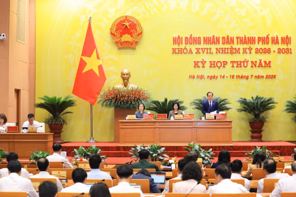 Quang cảnh kỳ họp.