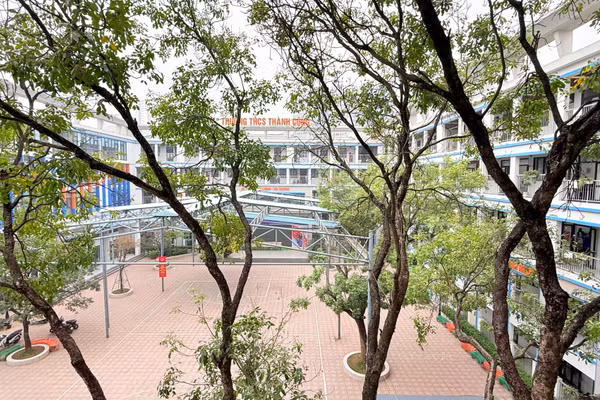 Một góc Trường THCS Thành Công.