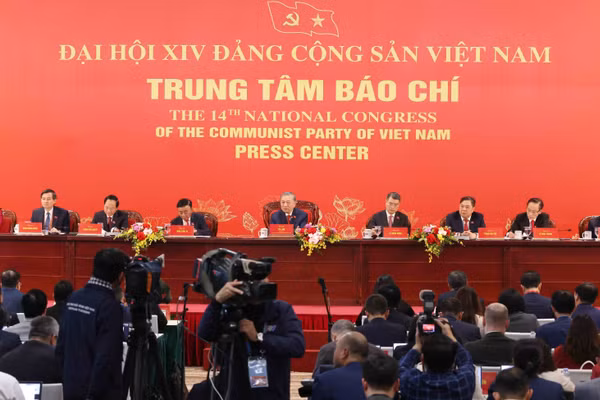 Quang cảnh buổi họp báo. Ảnh TTXVN.