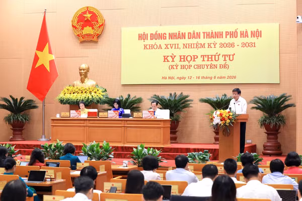 Quang cảnh kỳ họp.