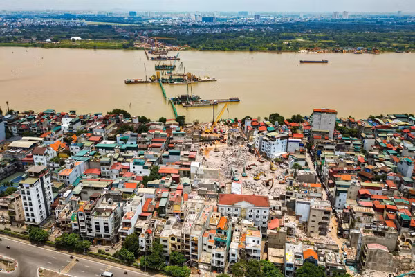 Dự án Trục Đại lộ cảnh quan sông Hồng được kỳ vọng thúc đẩy phát triển Hà Nội. Ảnh minh họa.