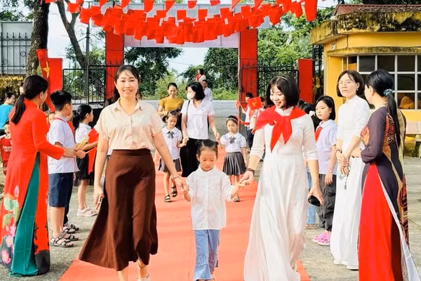 Học sinh trên địa bàn phường Đa Mai, tỉnh Bắc Ninh.