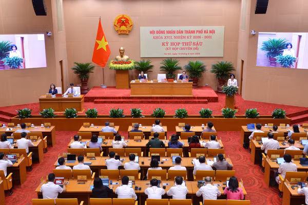 Quang cảnh kỳ họp.