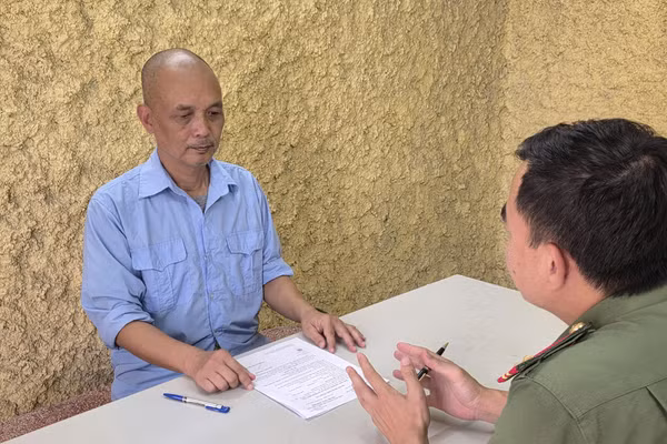 Bị can Nguyễn Thành Nam.