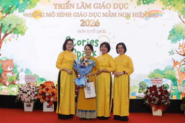 Triển lãm quy tụ các nhà quản lý, đầu tư giáo dục, chuyên gia, giáo viên và doanh nghiệp.