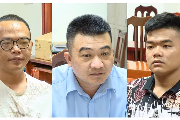 Lê Thế Hải, Lê Thế Bẩy và Khuất Tiến Minh.
