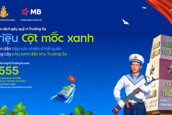 Mỗi người Việt Nam đều có thể góp cây phủ xanh đặc khu Trường Sa. 