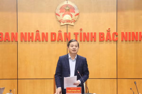 Chủ tịch UBND tỉnh Bắc Ninh Phạm Hoàng Sơn.