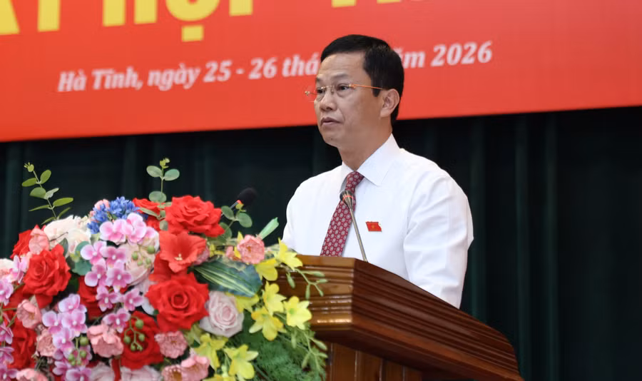 Ông Nguyễn Trọng Hiếu, tân Phó Chủ tịch UBND tỉnh Hà Tĩnh.