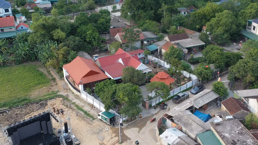 Công trình báo hiếu của Phan Phúc Thắng trong dịp Vu Lan.