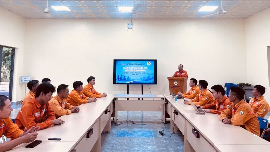 Chủ tịch Công đoàn Công ty Thủy điện Đồng Nai gửi lời cảm ơn đến cán bộ công nhân viên, người lao động.