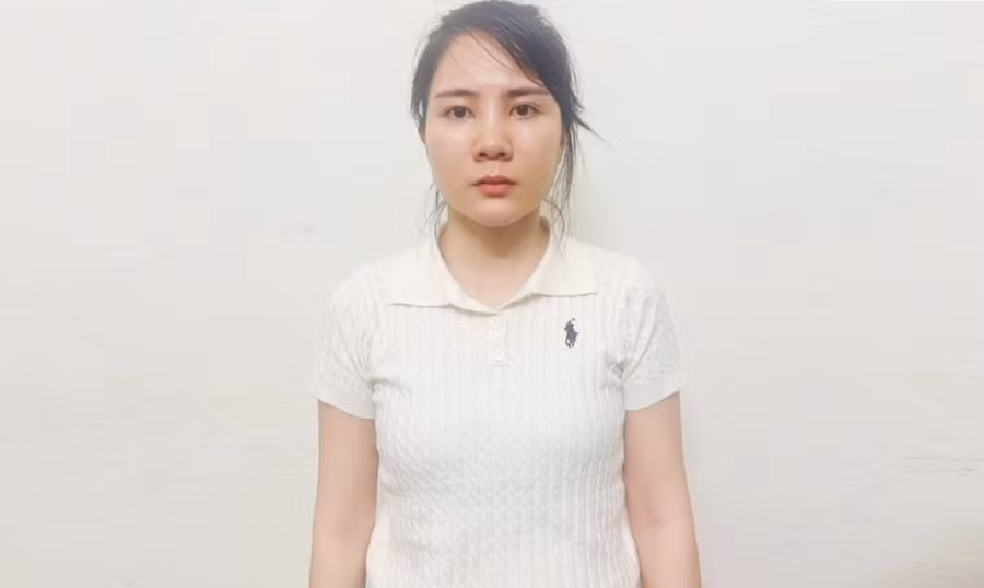 Đối tượng Hoàng Thùy Linh. (Ảnh: CAHT)