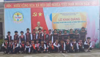 Đậm sắc màu văn hóa ngày khai giảng nơi vùng xa