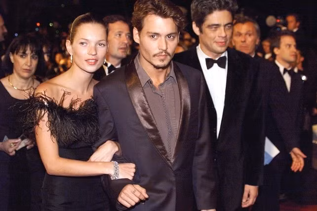 Cặp đôi biểu tượng Kate Moss và Johnny Depp.