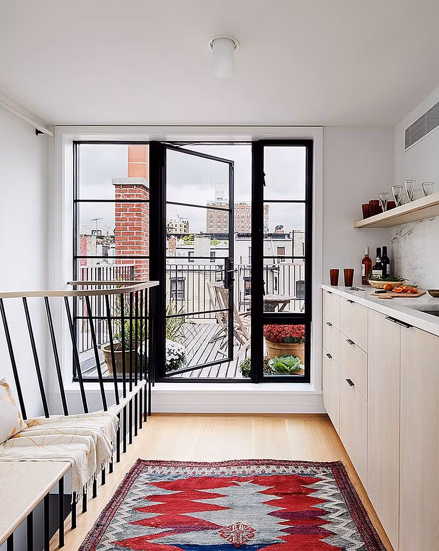 Góc nhỏ nấu nướng decor khéo léo với phong cách Bắc Âu.
